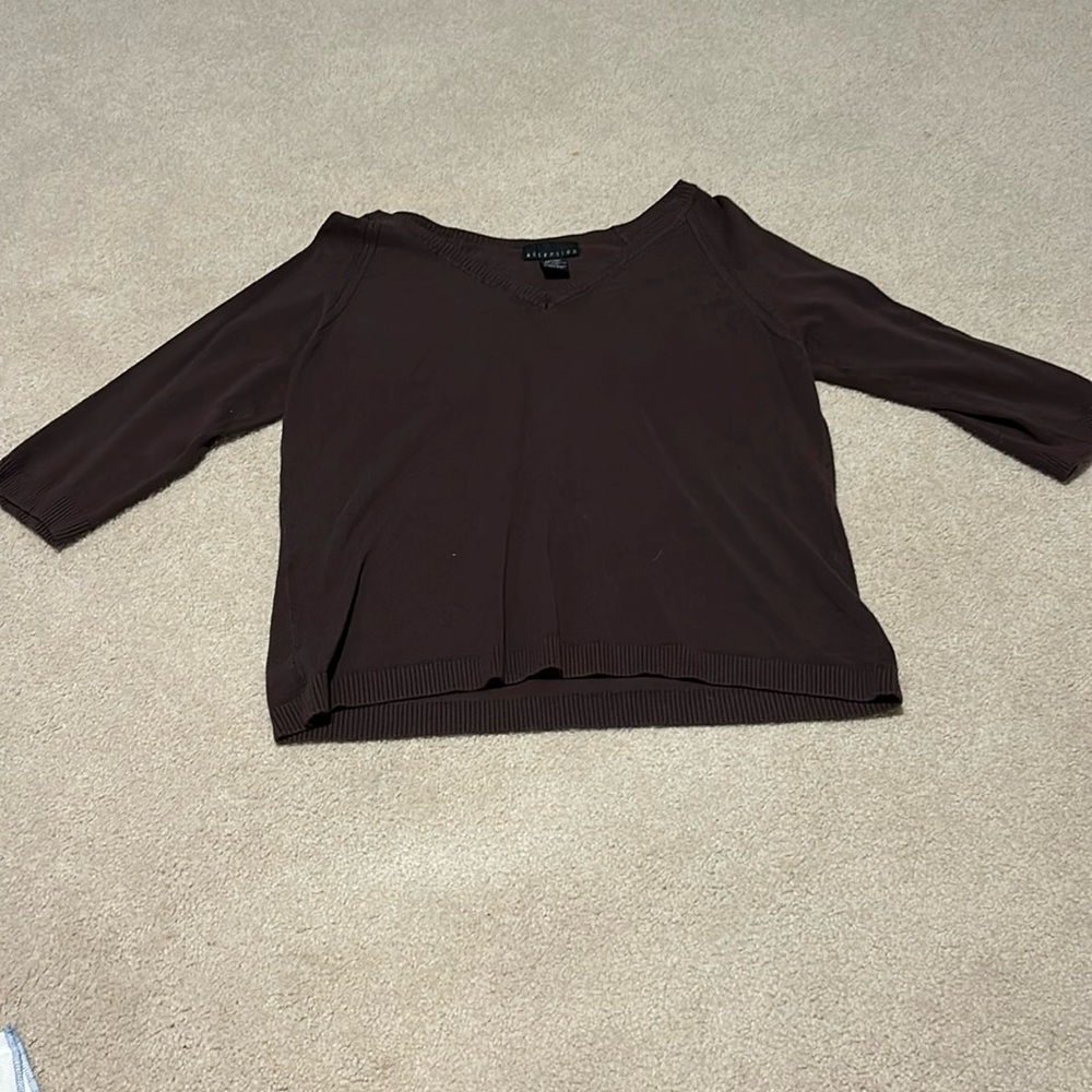 Attention Brown Sweater